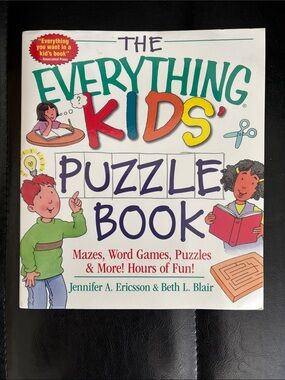 THE EVERYTHING KIDS' Puzzle Book - Colorful Kids Activity Puzzle Book
